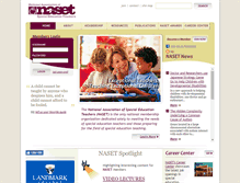 Tablet Screenshot of naset.org